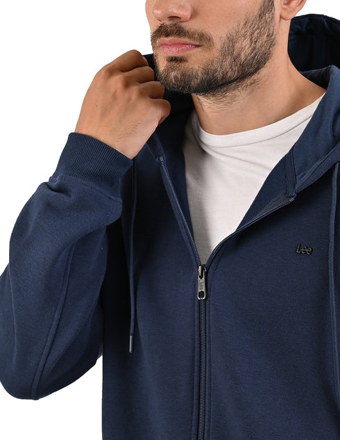 LEE sudadera hoodie estilo urbano para caballero con cierre.